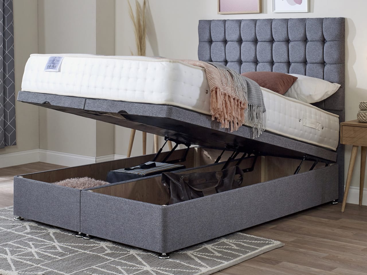 Divan Ottoman Storage Bed With Mattress