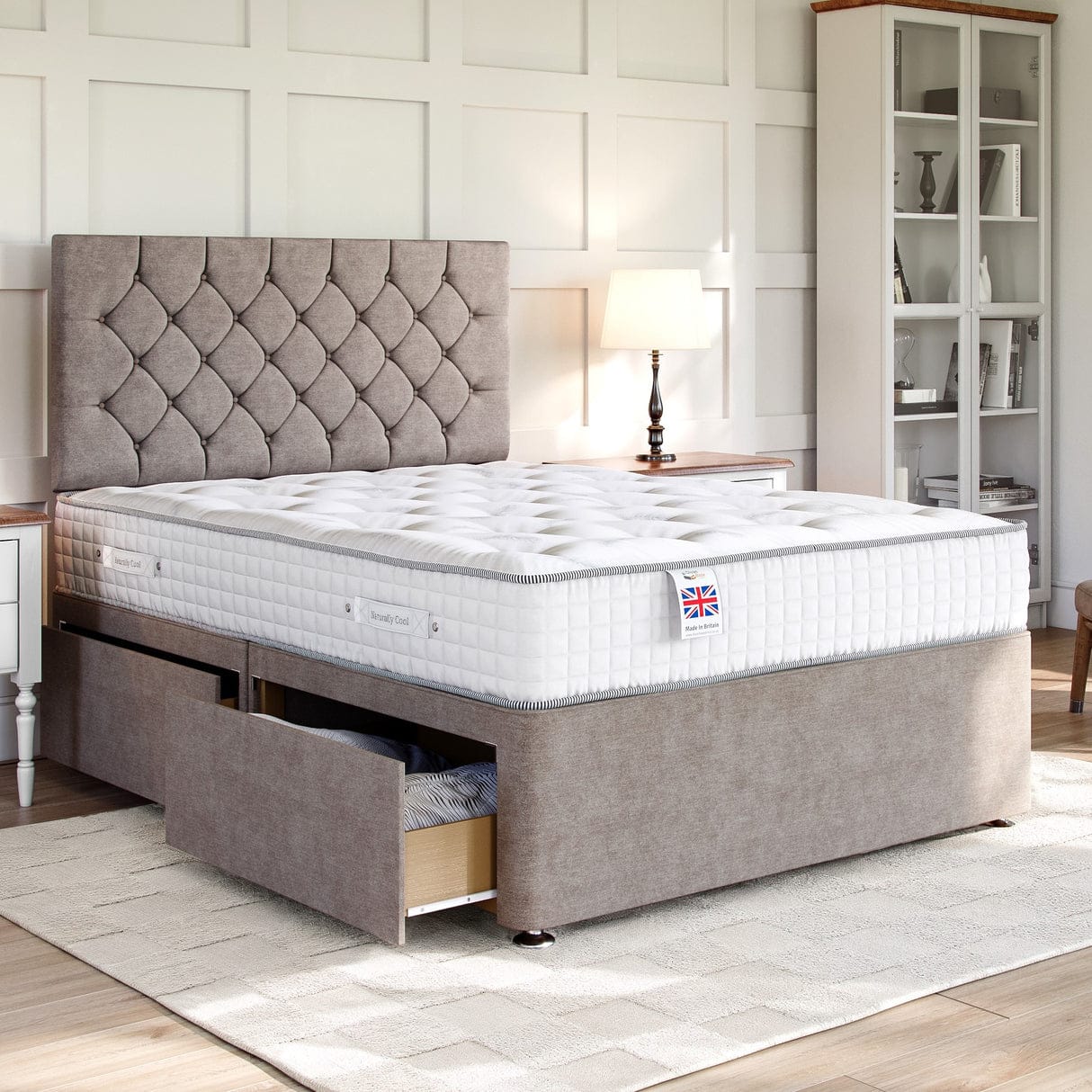 Divan Bed With Mattress And Bottom Draw Storage