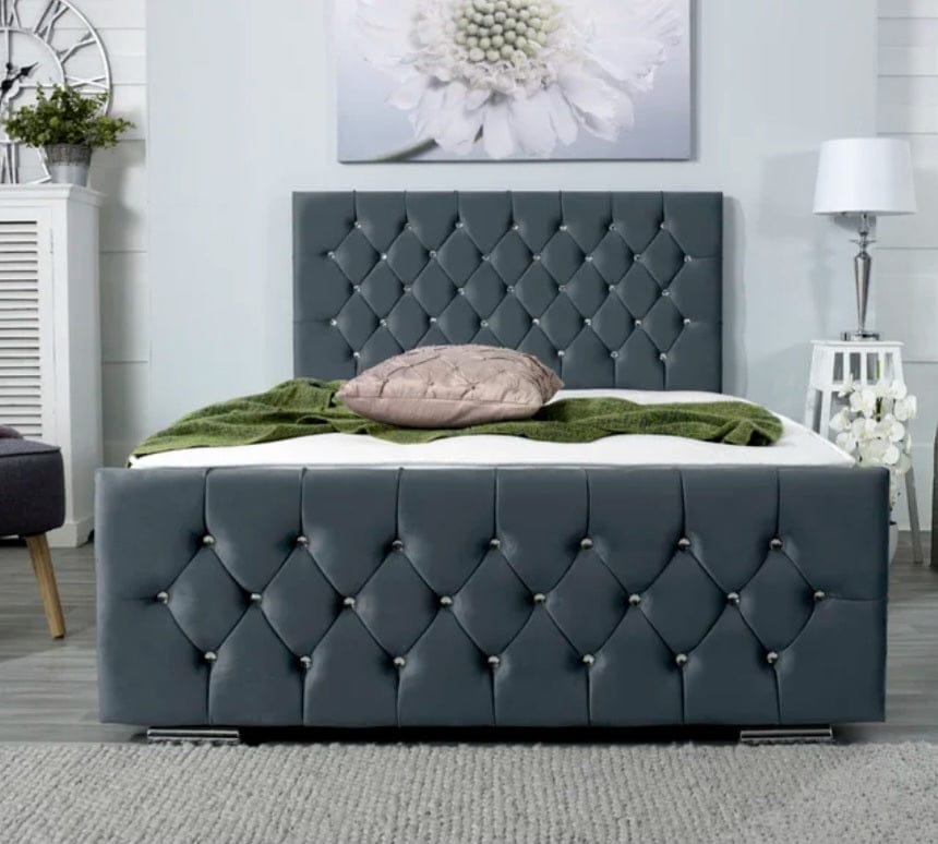 Florida Bed with Mattress And Gas Lift Storage